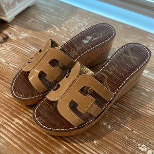 Sam Edelman platform wedge sandal